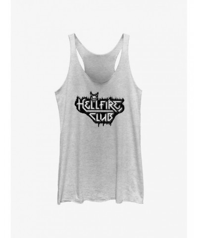 Stranger Things Hellfire Club Demon Logo Girls Tank $12.43 Tanks