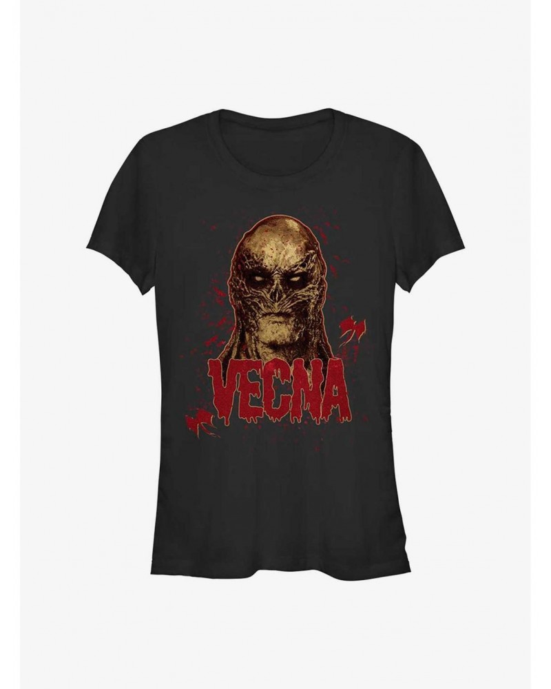 Stranger Things Gritty Vecna Girls T-Shirt $9.96 T-Shirts