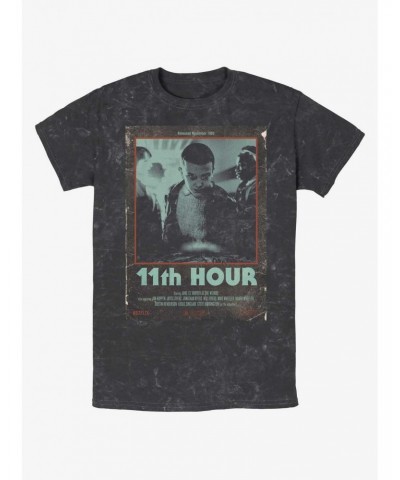 Stranger Things 11th Hour Mineral Wash T-Shirt $12.95 T-Shirts