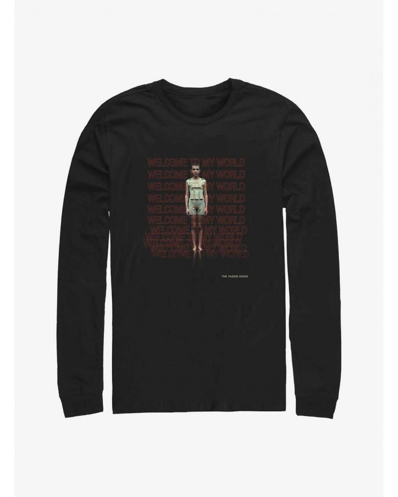 Stranger Things Welcome To My World Long-Sleeve T-Shirt $14.81 T-Shirts