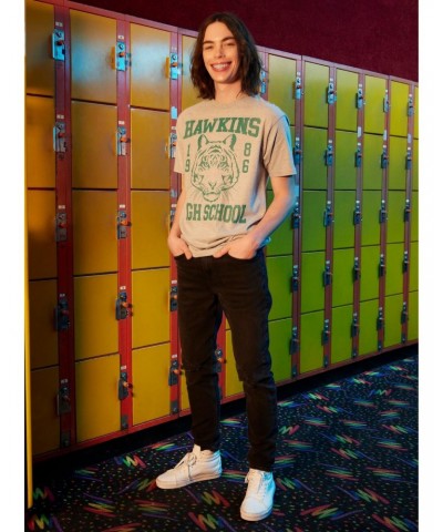 Stranger Things Hawkins High T-Shirt $10.04 T-Shirts