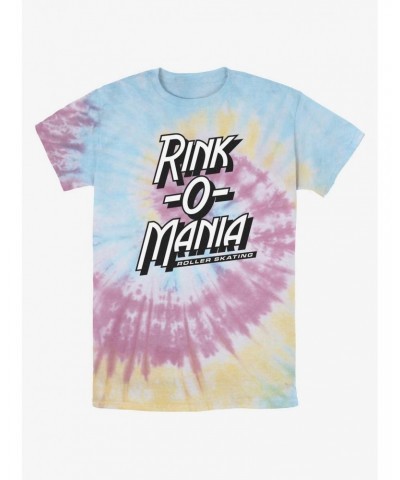 Stranger Things Rink-O-Mania Logo Tie-Dye T-Shirt $8.29 T-Shirts