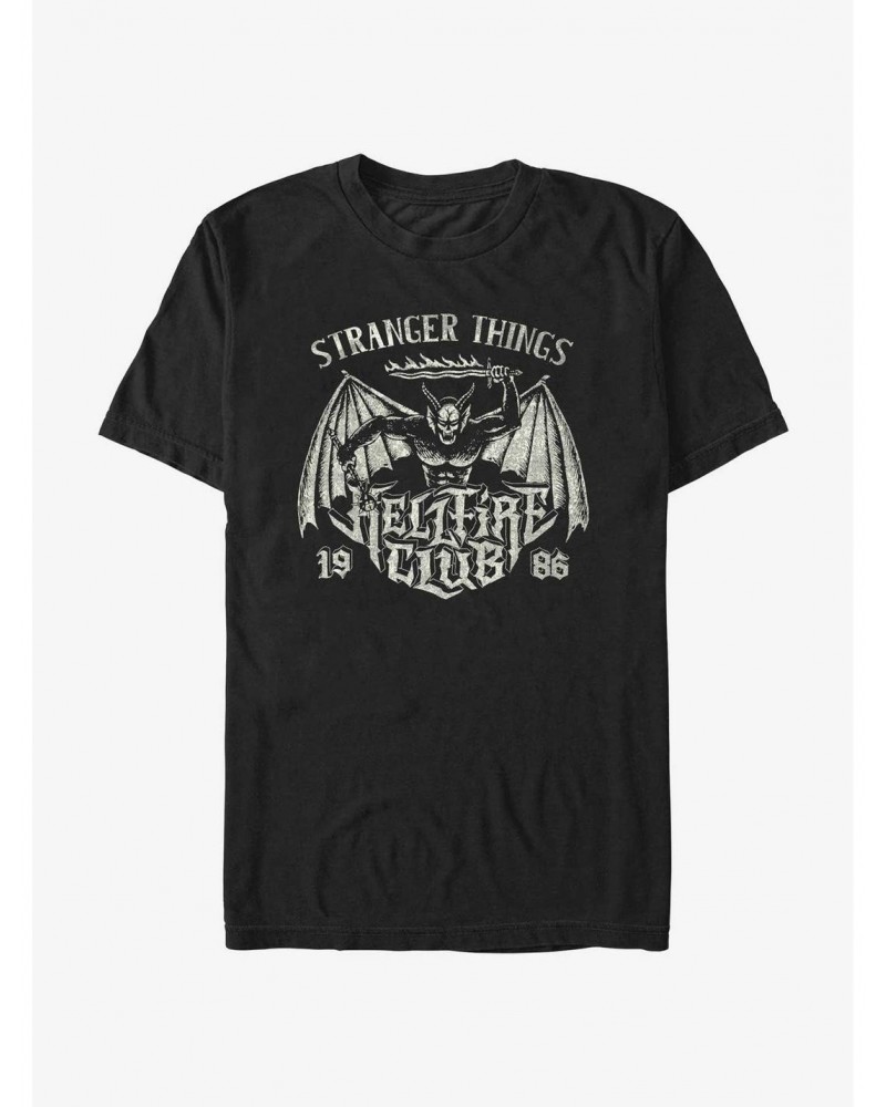 Stranger Things Hellfire Club Metal Band T-Shirt $9.08 T-Shirts