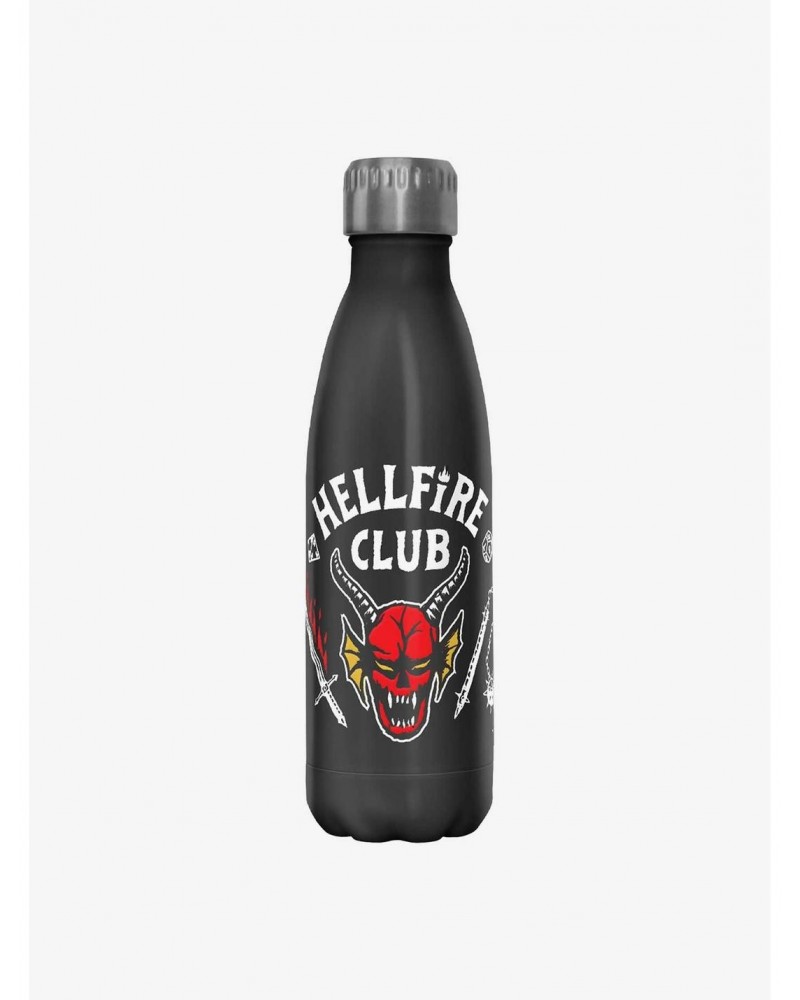 Stranger Things Hellfire Club Water Bottle $8.72 Water Bottles