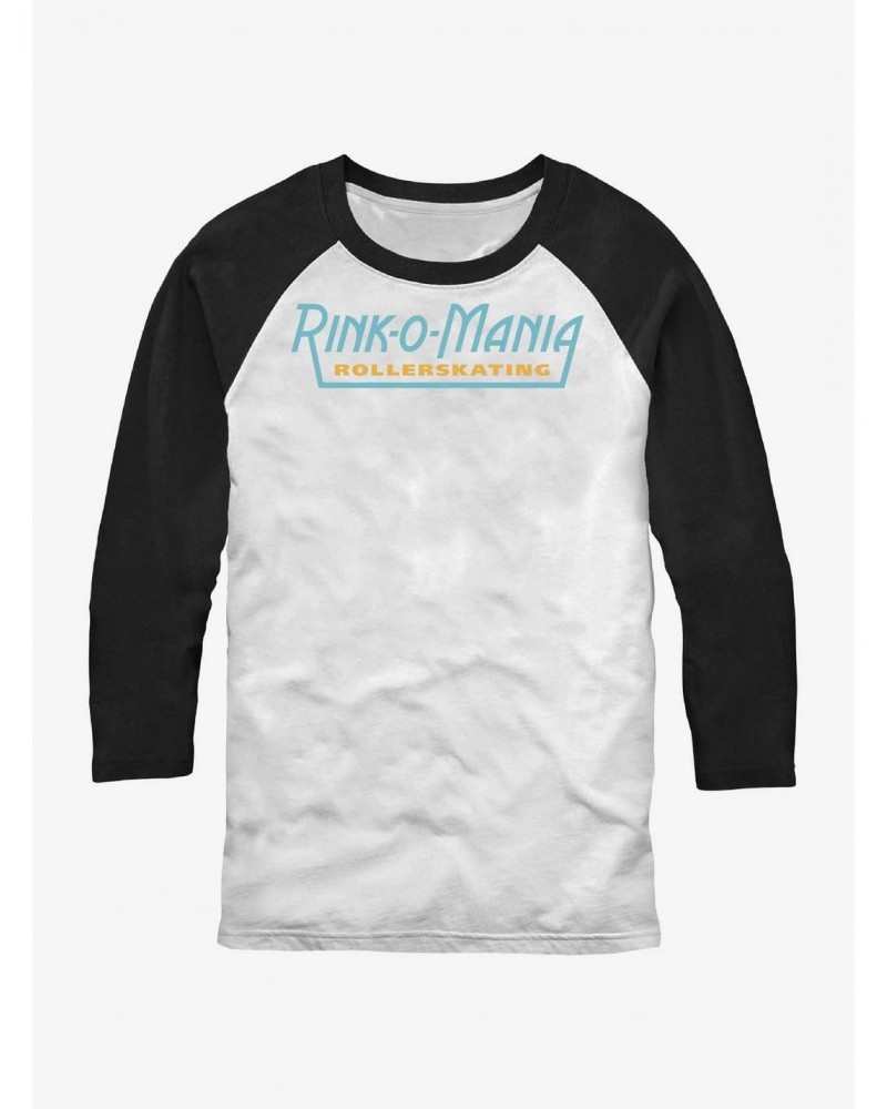 Stranger Things Rink-O-Mania Logo Raglan T-Shirt $13.29 T-Shirts