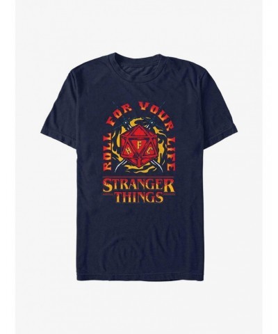 Stranger Things Fire and Dice T-Shirt $8.37 T-Shirts