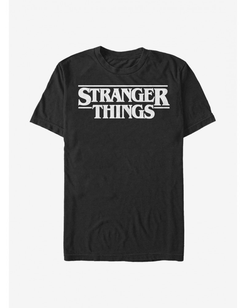 Extra Soft Stranger Things Logo T-Shirt $14.16 T-Shirts