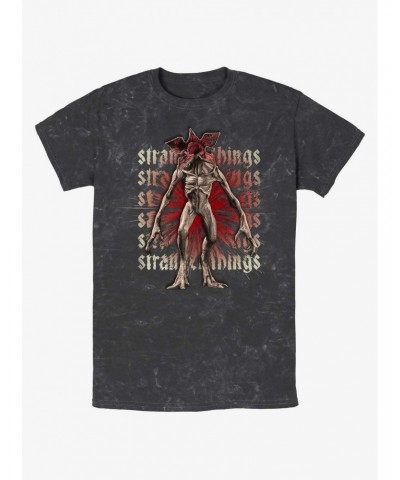 Stranger Things Demogorgon Focus Mineral Wash T-Shirt $9.58 T-Shirts