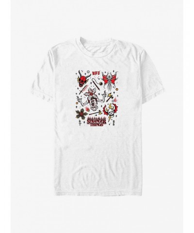 Stranger Things Hellfire Club Doodles Big & Tall T-Shirt $12.26 T-Shirts