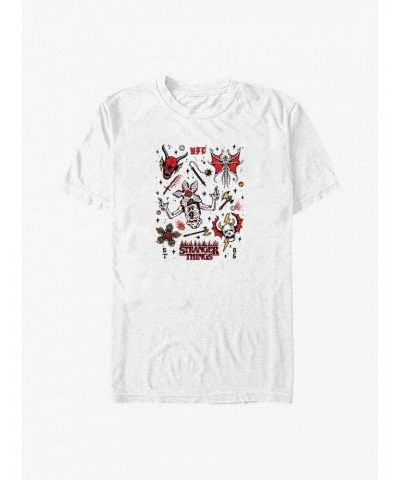 Stranger Things Hellfire Club Doodles Big & Tall T-Shirt $12.26 T-Shirts