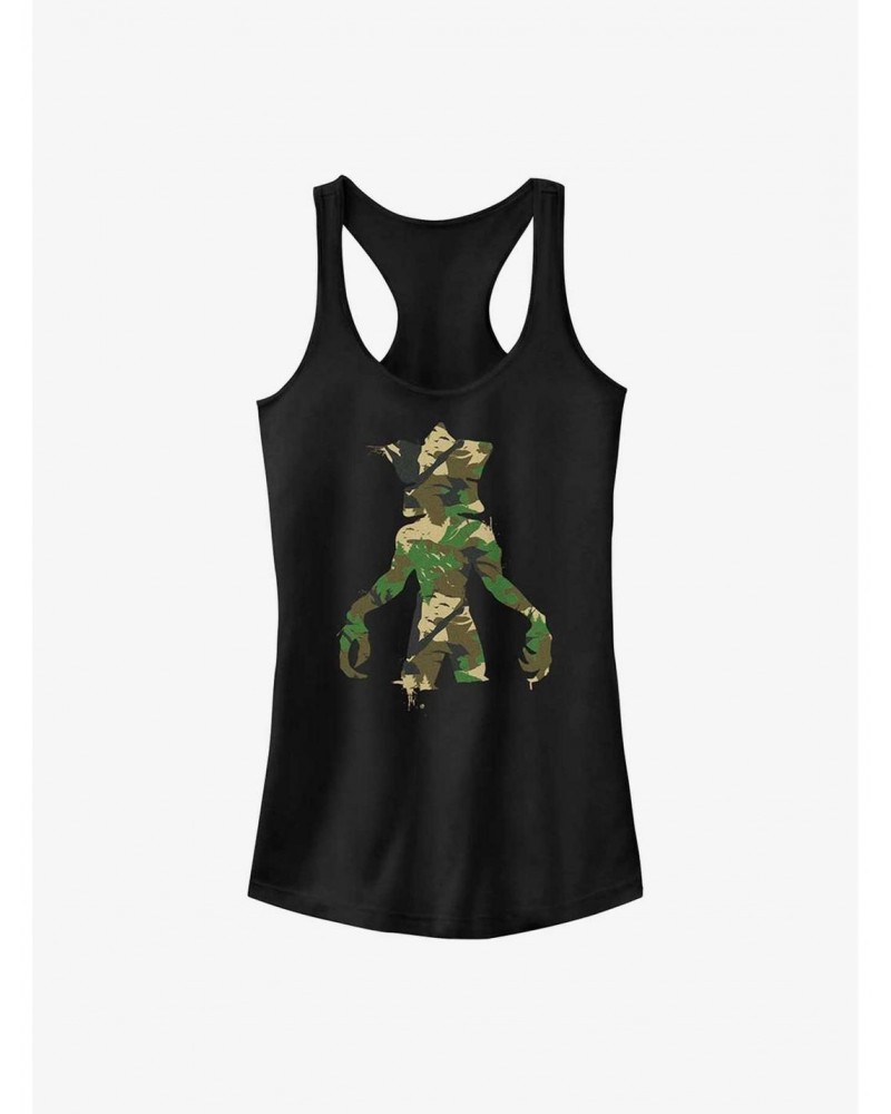 Stranger Things Demogorgon Camo Monster Girls Tank $12.45 Tanks