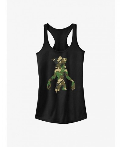 Stranger Things Demogorgon Camo Monster Girls Tank $12.45 Tanks