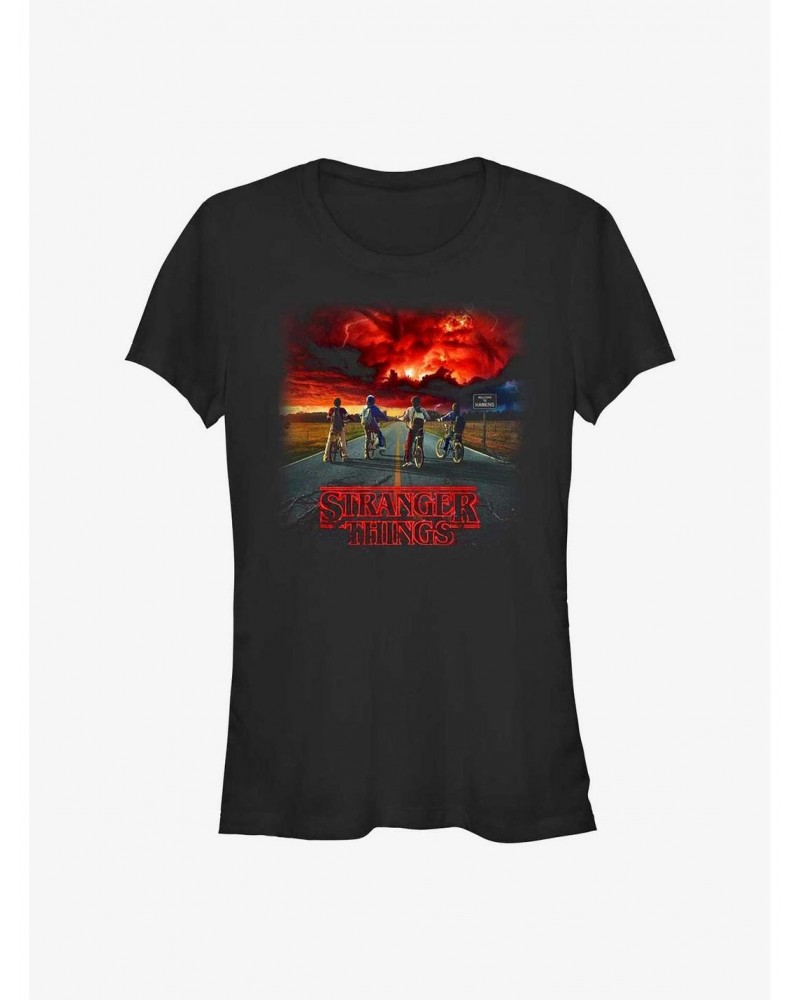 Stranger Things Where It Began Girl's T-Shirt $12.20 T-Shirts