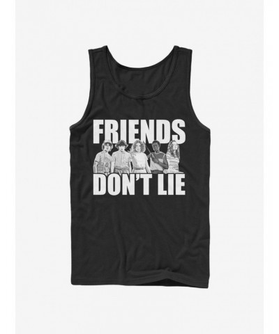 Stranger Things Cast Friends Don't Lie Tank $9.71 Tanks