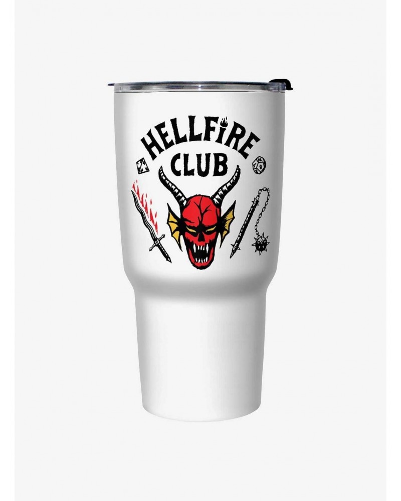 Stranger Things Hellfire Club Travel Mug $11.66 Mugs