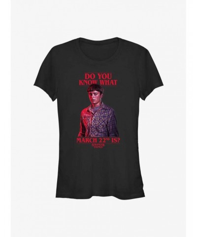 Stranger Things Will's Birthday Girls T-Shirt $10.46 T-Shirts