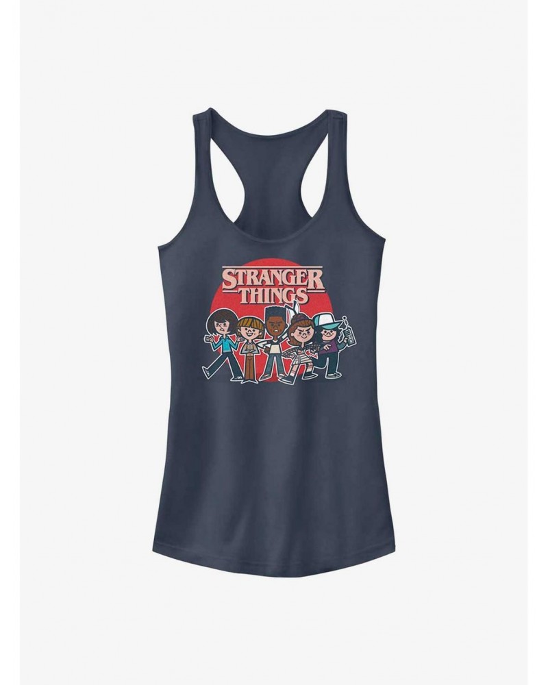 Stranger Things Toon Gang Girls Tank Top $11.21 Tops