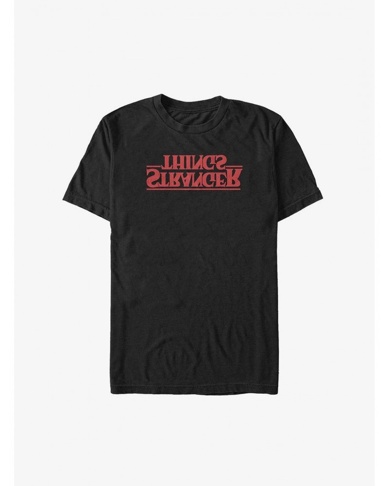 Stranger Things Upside Down Logo Big & Tall T-Shirt $14.05 T-Shirts