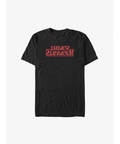 Stranger Things Upside Down Logo Big & Tall T-Shirt $14.05 T-Shirts