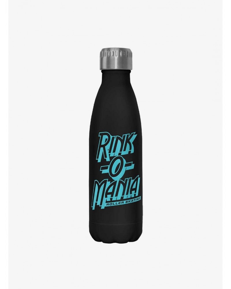 Stranger Things Rink-O-Mania Logo Stainless Steel Water Bottle $12.45 Water Bottles