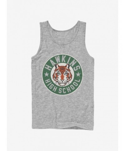 Stranger Things Hawkins High Tiger Emblem Tank $11.45 Tanks