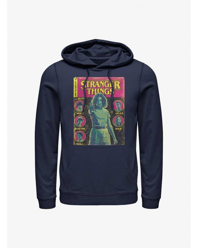 Stranger Things Comic Cover Hoodie $21.55 Hoodies