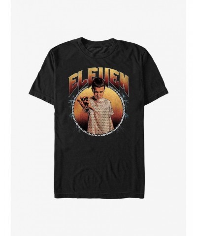 Stranger Things Electric Shock Eleven Extra Soft T-Shirt $10.47 T-Shirts