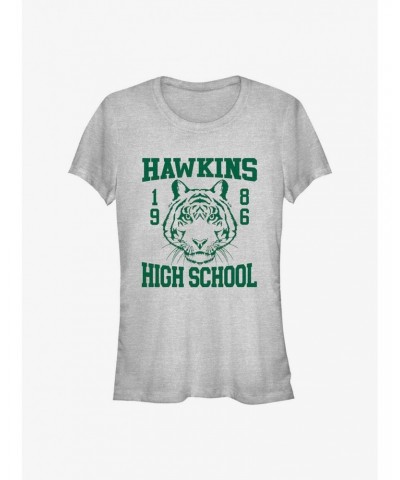 Stranger Things Hawkins High School 1986 Girls T-Shirt $10.96 T-Shirts