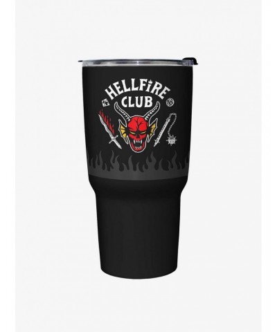 Stranger Things Hellfire Club Logo Travel Mug $11.66 Mugs