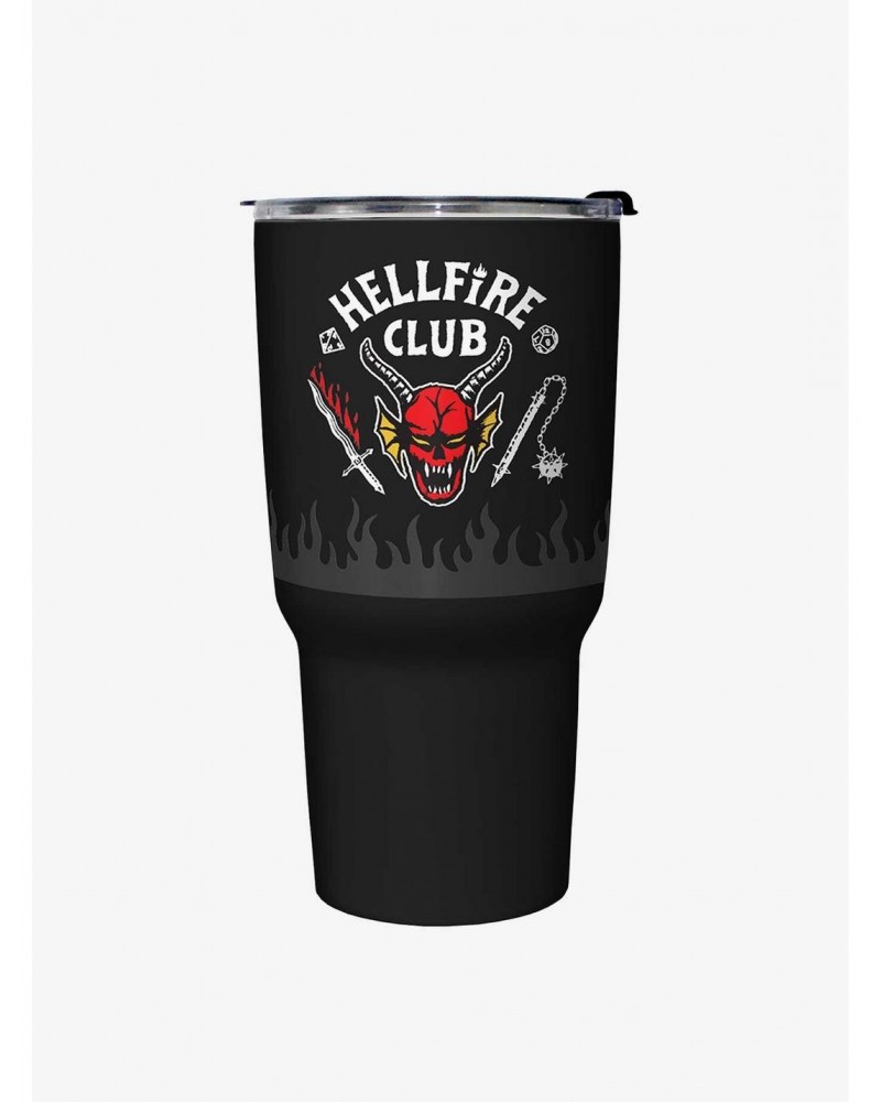 Stranger Things Hellfire Club Logo Travel Mug $11.66 Mugs