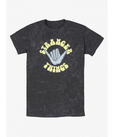 Stranger Things Rad Things Mineral Wash T-Shirt $11.91 T-Shirts