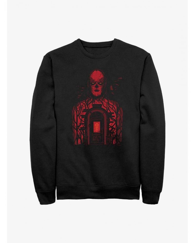 Stranger Things Vecna Door Sweatshirt $18.08 Sweatshirts