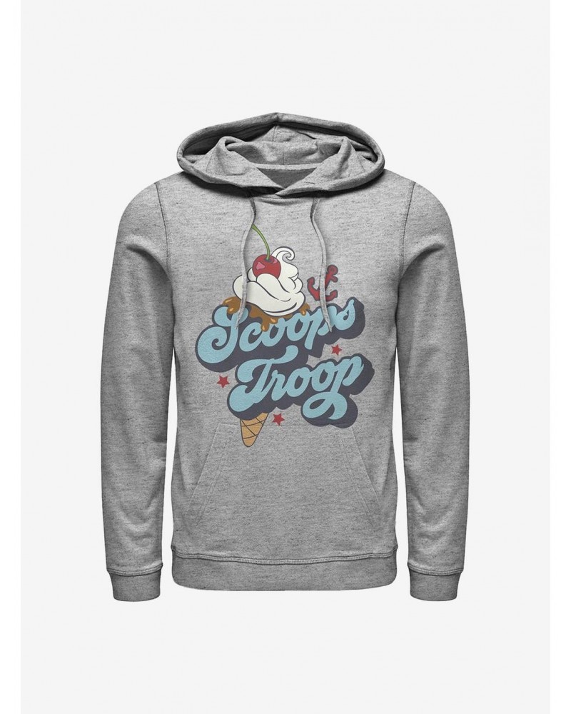 Stranger Things Scoops Troop Ice Cream Hoodie $17.06 Hoodies