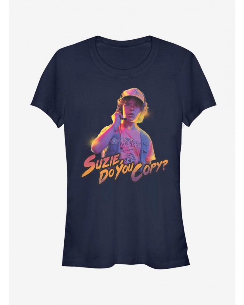 Stranger Things Do You Copy Girls T-Shirt $10.46 T-Shirts