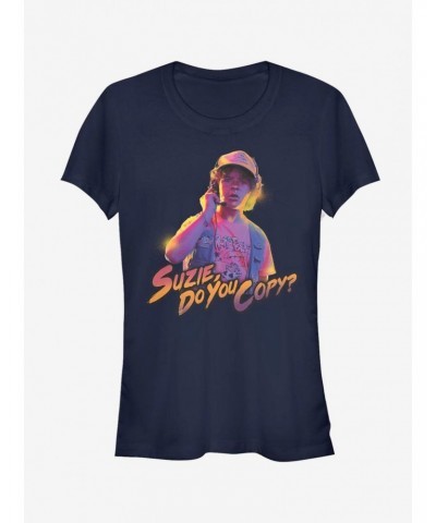 Stranger Things Do You Copy Girls T-Shirt $10.46 T-Shirts