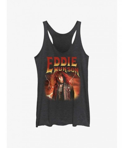 Stranger Things Metal Eddie Munson Girls Tank $7.77 Tanks