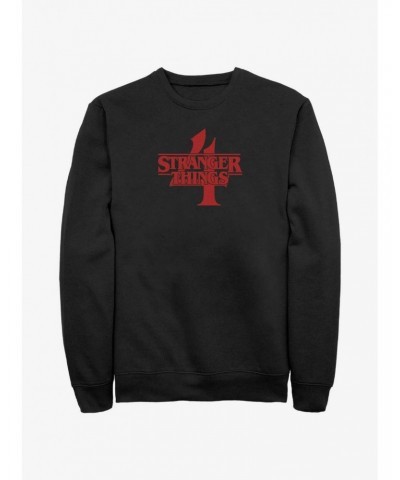 Stranger Things Season 4 Logo Sweatshirt $12.18 Sweatshirts