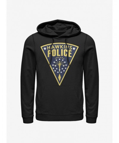 Stranger Things Hawkins Police Seal Hoodie $13.92 Hoodies