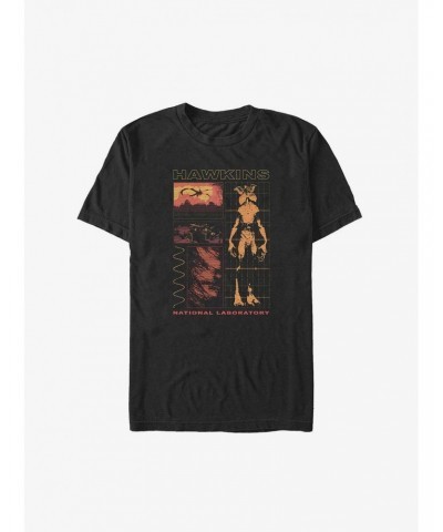 Stranger Things Hawkins Lab Demogorgon Infographic Big & Tall T-Shirt $14.95 T-Shirts