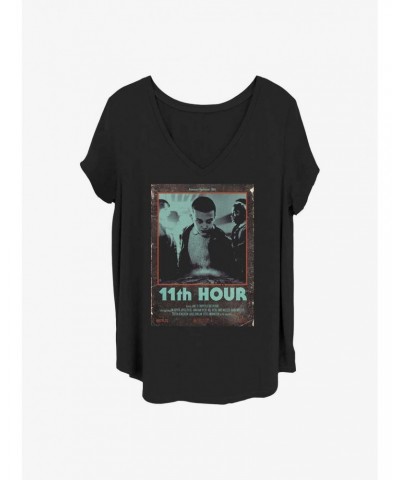 Stranger Things 11th Hour Girls T-Shirt Plus Size $9.25 T-Shirts