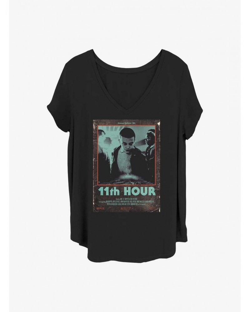 Stranger Things 11th Hour Girls T-Shirt Plus Size $9.25 T-Shirts