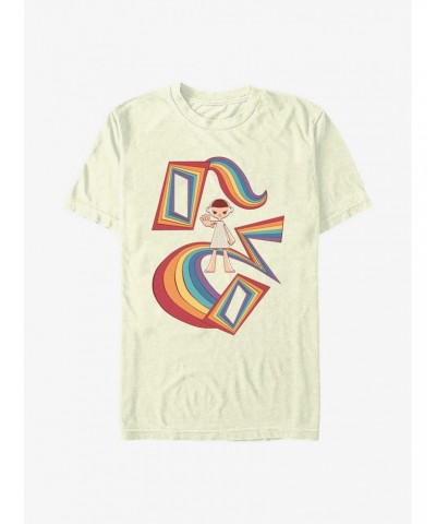 Stranger Things Eleven Rainbow T-Shirt $10.52 T-Shirts