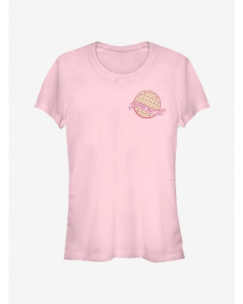 Stranger Things Waffle Pocket Girls T-Shirt $12.45 T-Shirts