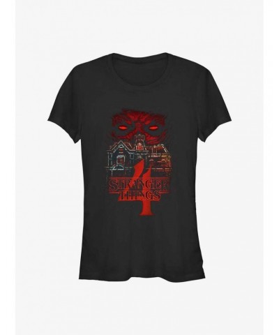 Stranger Things Vecna's House Girls T-Shirt $11.45 T-Shirts