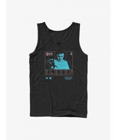 Stranger Things Eleven Infographic Tank $11.21 Tanks