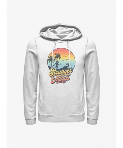 Stranger Things Retro Sun Hoodie $15.27 Hoodies