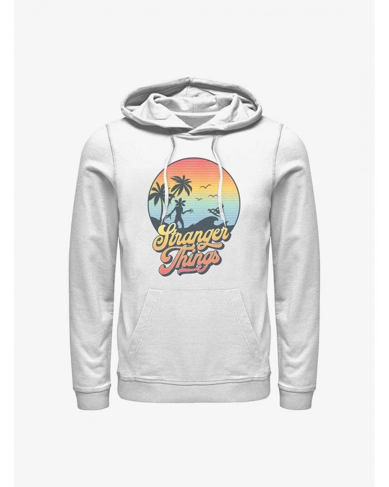 Stranger Things Retro Sun Hoodie $15.27 Hoodies