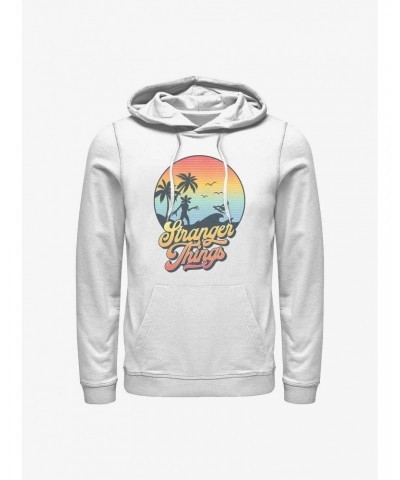 Stranger Things Retro Sun Hoodie $15.27 Hoodies