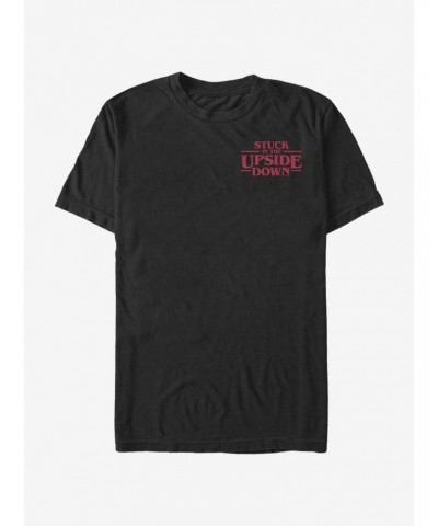 Stranger Things Upside Down Pocket T-Shirt $10.28 T-Shirts