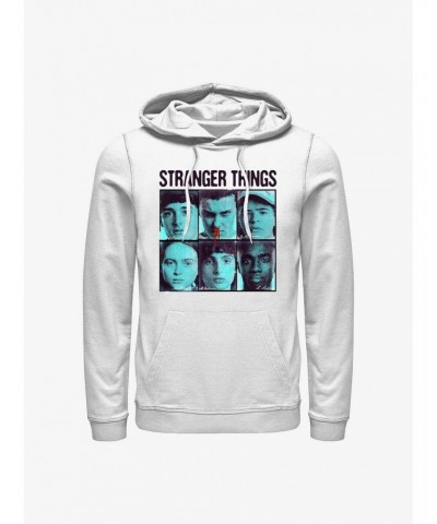 Stranger Things Halftone Gang Hoodie $19.31 Hoodies